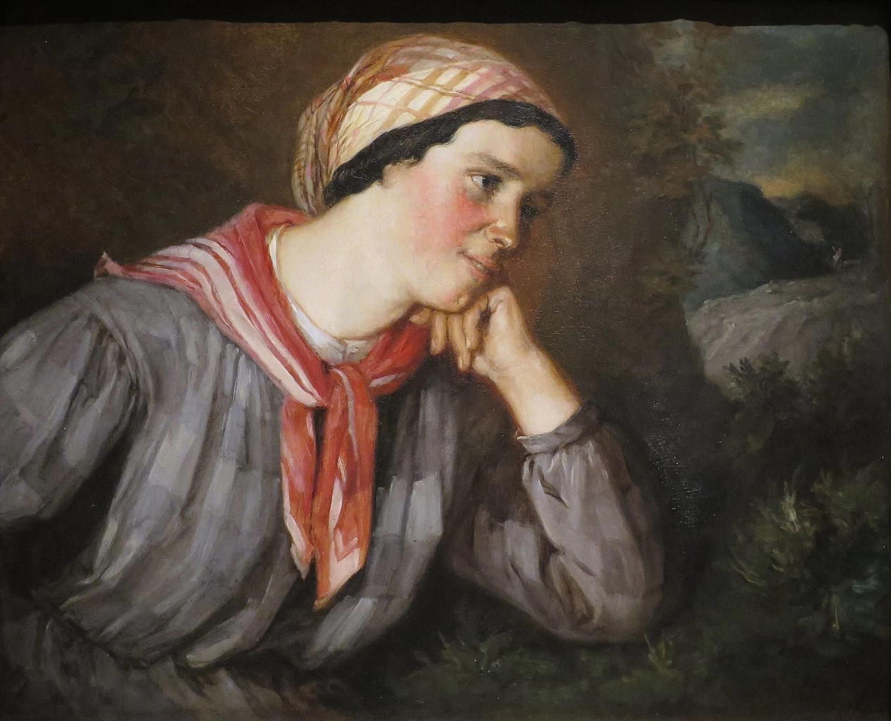 Contadina con sciarpa - Norton Simon Museum